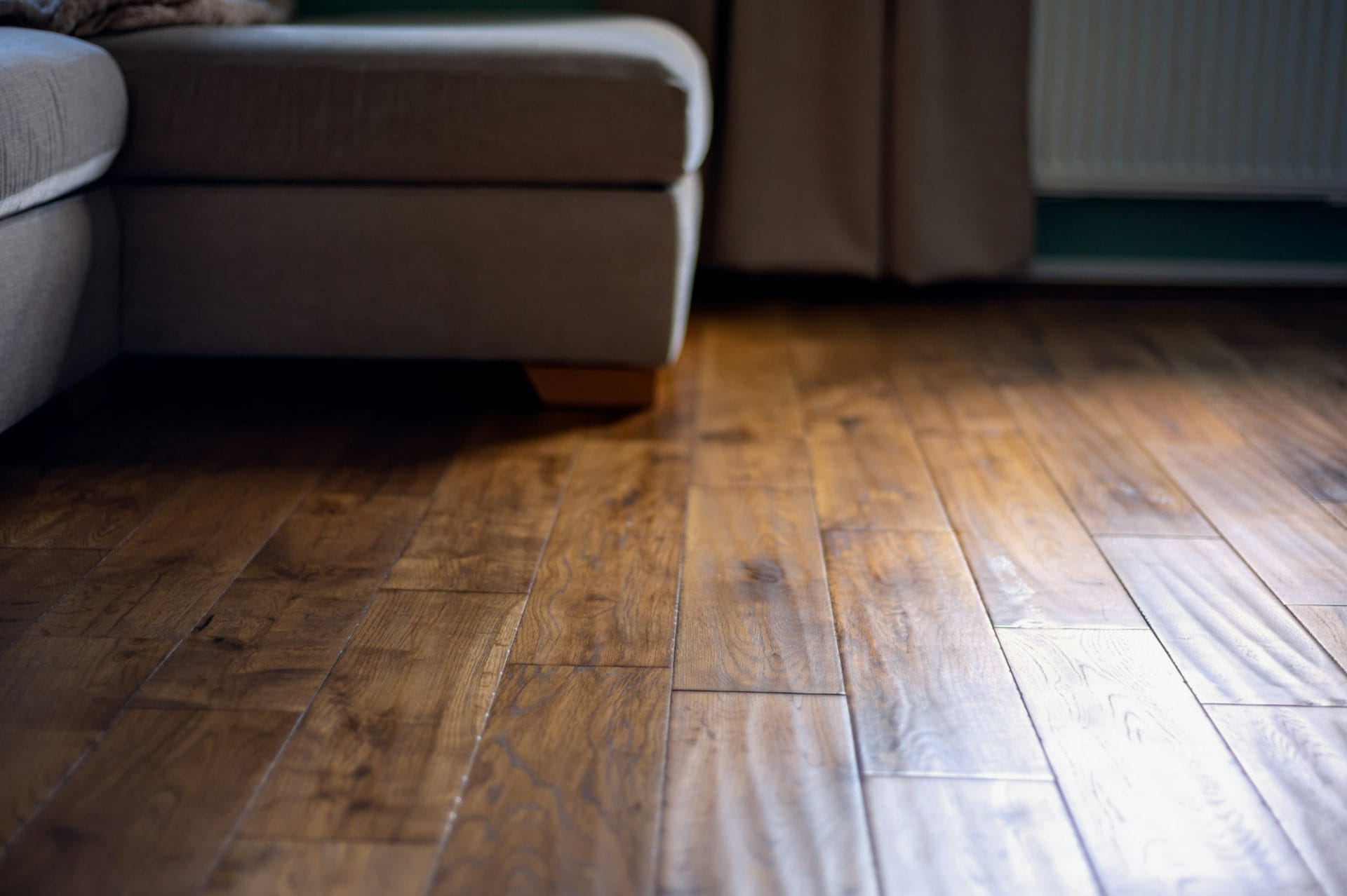 Solid oak wood flooring